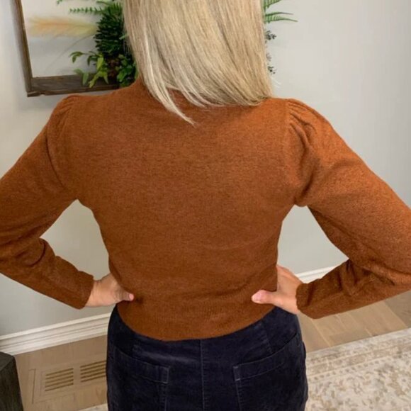 the Korner  Cognac Sweater BLOWOUT - Picture 2 of 2